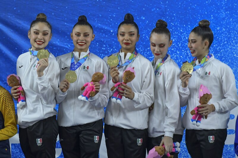 El equipo mexicano de gimnasia rítmica gana el oro en los Juegos Olímpicos