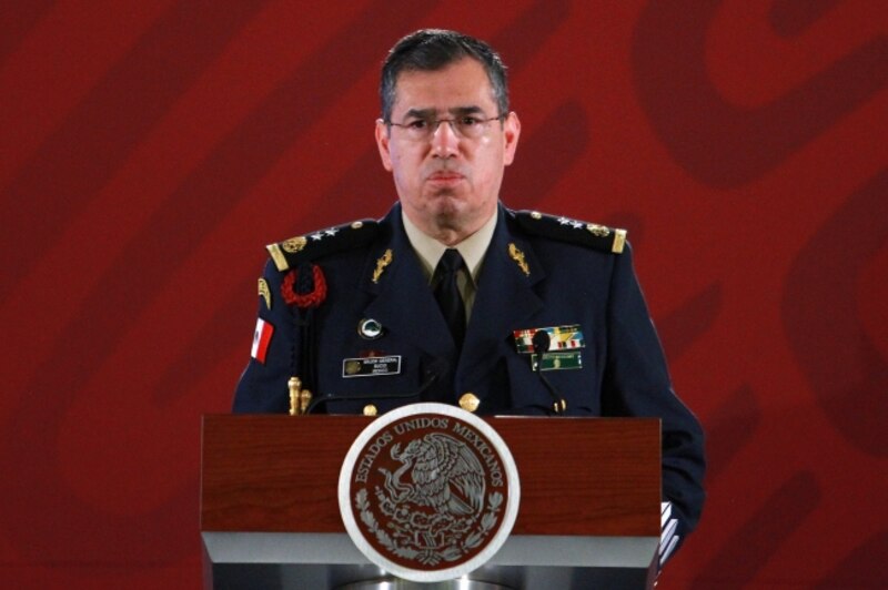 El General Luis Cresencio Sandoval, Secretario de la Defensa Nacional de México