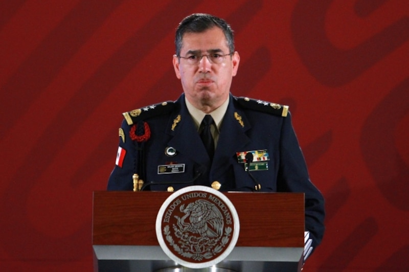 El General Luis Cresencio Sandoval, Secretario de la Defensa Nacional de México