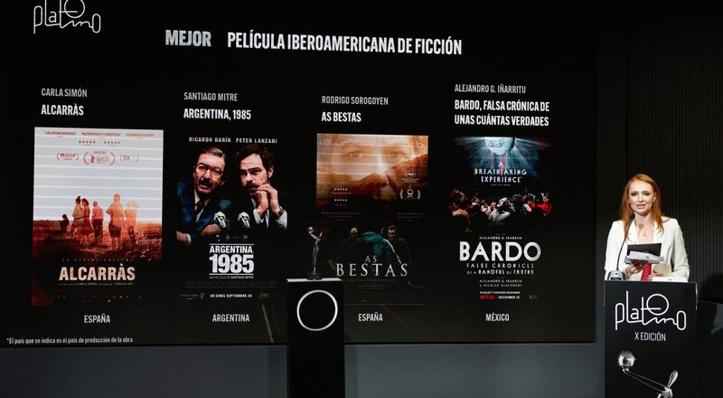 Entrega de los Premios Platino 2023