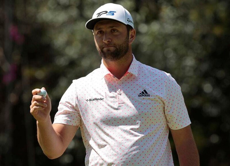 El golfista Zach Johnson celebra su victoria en el torneo.