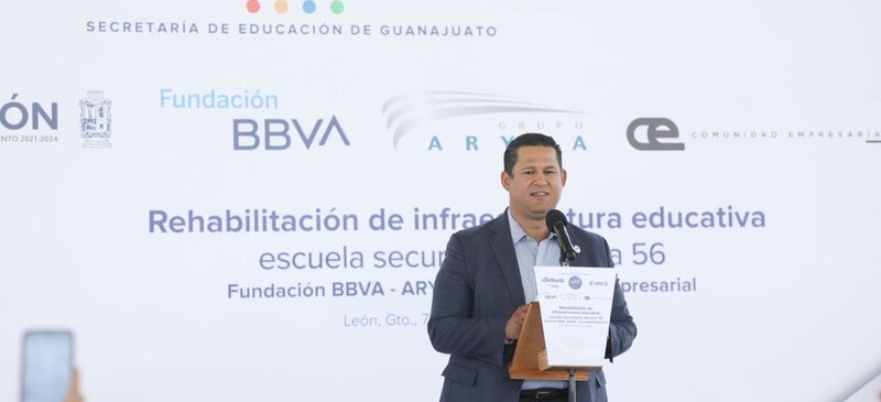 Rehabilitación de infraestructura educativa en Guanajuato