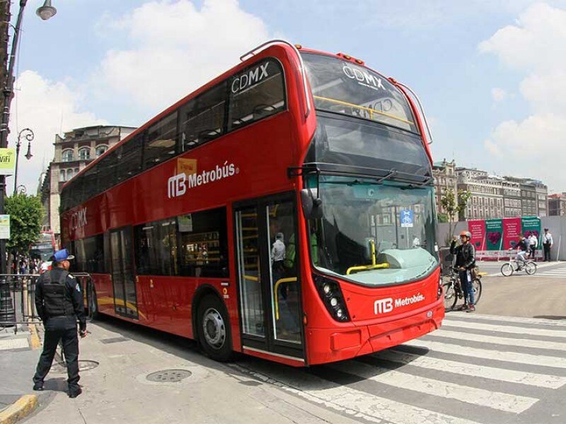 Autobús de dos pisos en la Ciudad de México