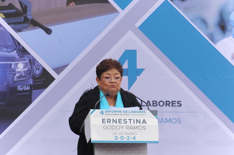 - La Fiscal General de Justicia de la Ciudad de México, Ernestina Godoy Ramos, rinde su cuarto informe de labores.