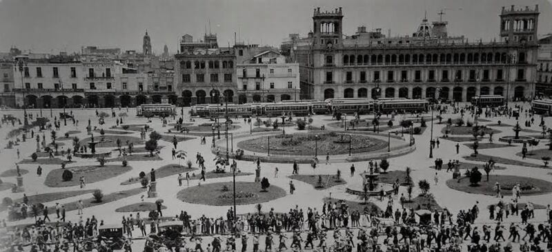 La Alameda Central en la Ciudad de México a principios del siglo XX
