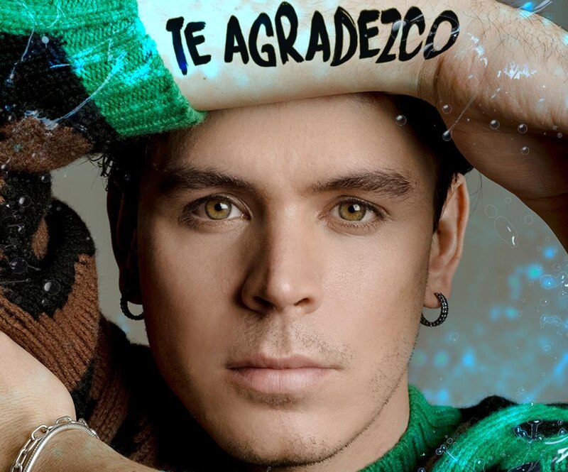 Portada del sencillo "Te agradezco" del cantante colombiano Sebastián Gómez