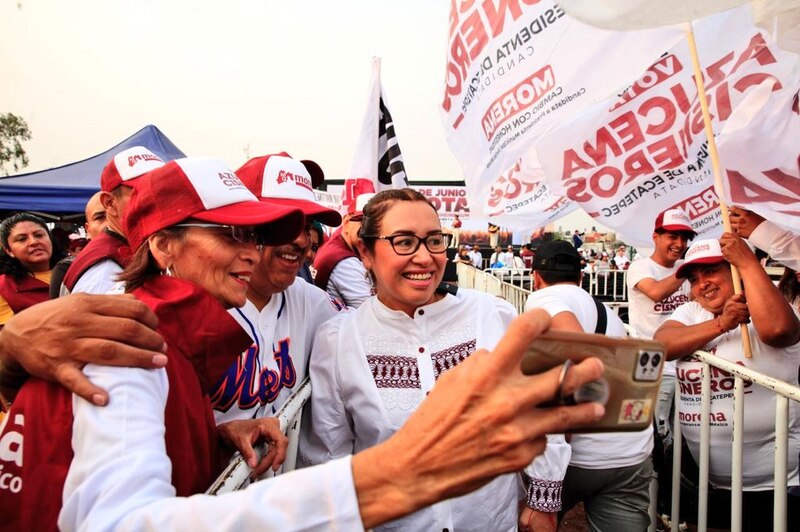 AMLO
Claudia Sheinbaum
Elecciones 2024
Morena
Política mexicana
Ciudad de México
Campaña electoral
Candidata
Mitin
Discurso