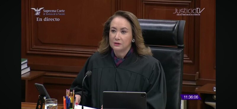 Presidenta de la Suprema Corte de Justicia de la Nación, Norma Lucía Piña Hernández.