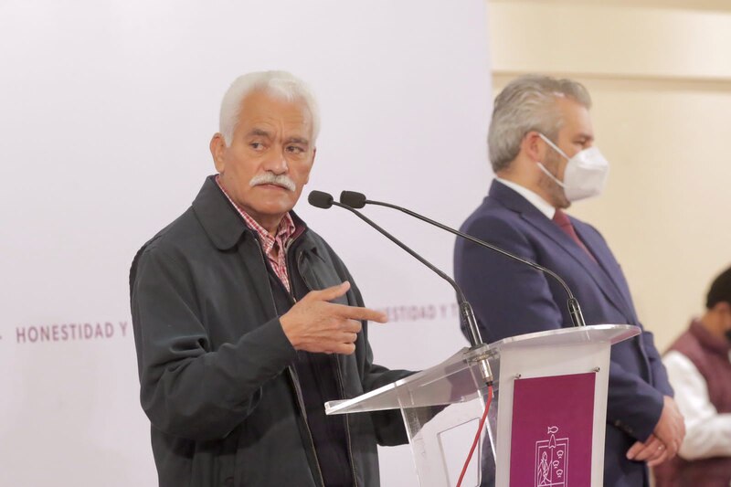 El presidente Andrés Manuel López Obrador durante una conferencia de prensa