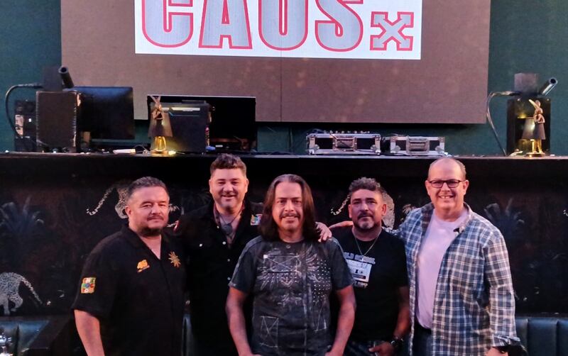 La banda mexicana de rock Caos