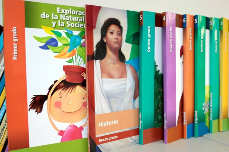 Una niña sostiene un libro sobre su cabeza con una maceta y flores saliendo de él.
