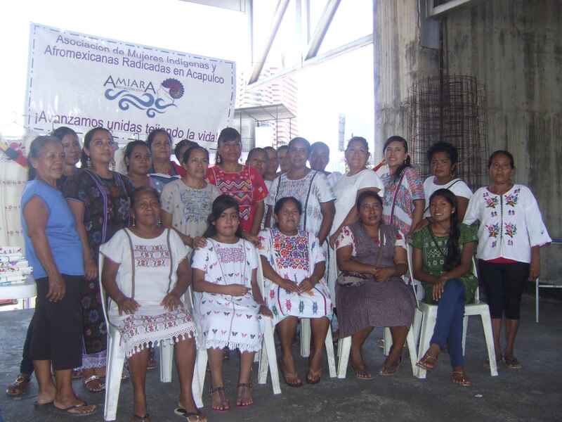 Mujeres indígenas y afromexicanas en Acapulco