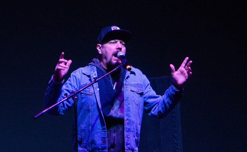 Cantante en concierto