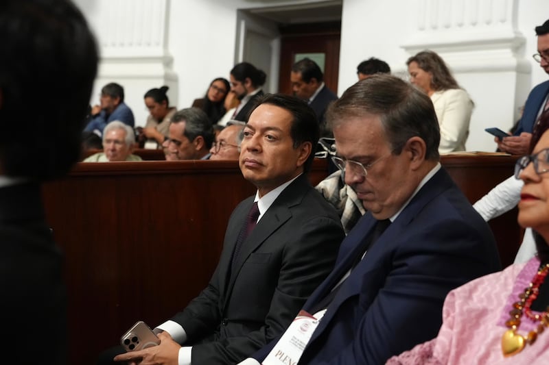 El presidente de México, Andrés Manuel López Obrador, durante una conferencia de prensa.