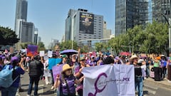 Marcha 8M: así se desarrolla EN VIVO la marcha del Día de la Mujer en CDMX