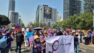 Marcha 8M: así se desarrolla EN VIVO la marcha del Día de la Mujer en CDMX