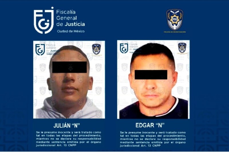 Title: Detienen a dos presuntos asaltantes en la Ciudad de México