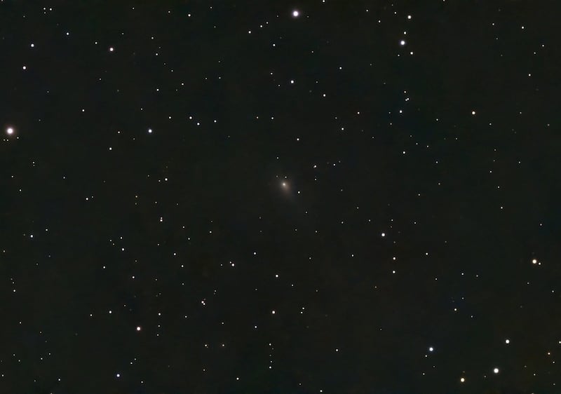 Cometa interestelar captado hoy en máxima aproximación a la Tierra.