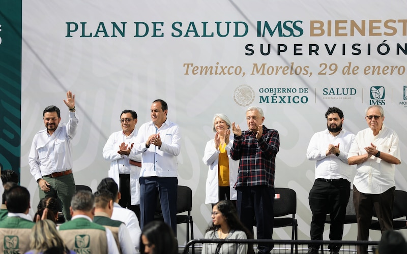 AMLO supervisa Plan de Salud IMSS-Bienestar en Morelos