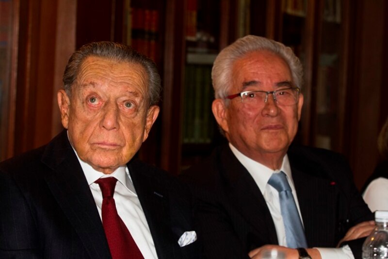Carlos Slim y Antonio del Valle, dos de los hombres más ricos de México