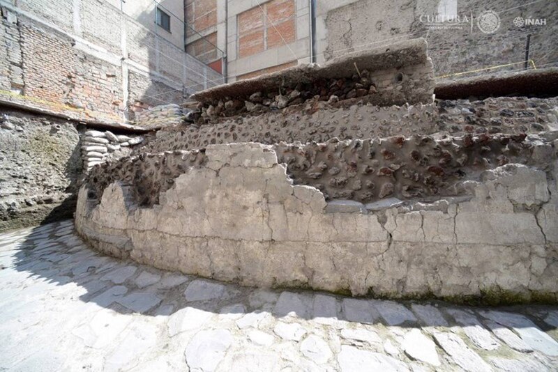 Ruinas arqueológicas de la cultura mexica en el Templo Mayor de Tenochtitlán