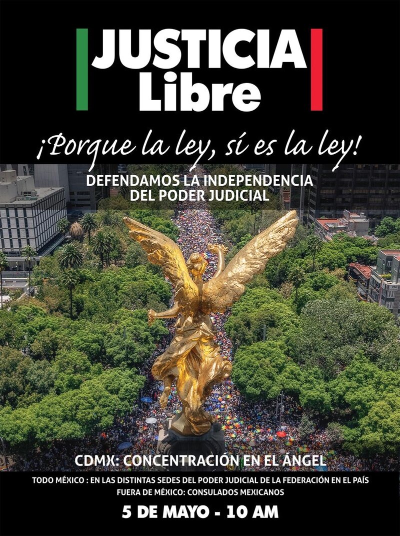 Title: Protesta por la independencia del poder judicial
