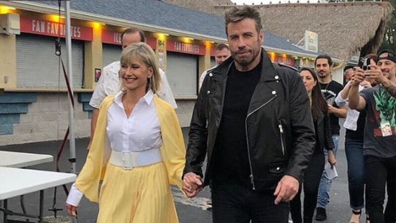 John Travolta y Olivia Newton-John se reúnen en Florida