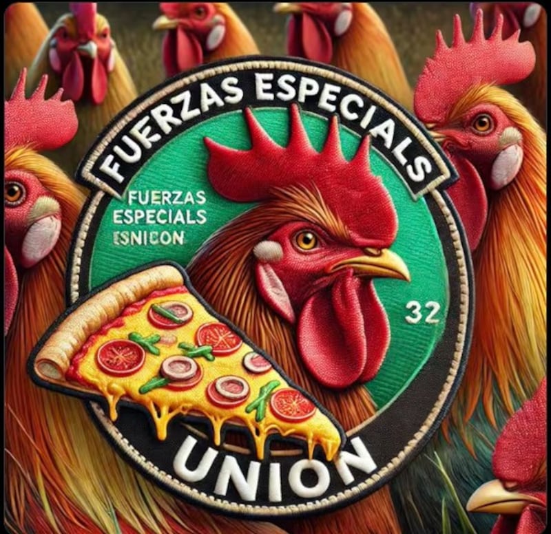 El grupo criminal tendría esta imagen como una forma de identificarse.