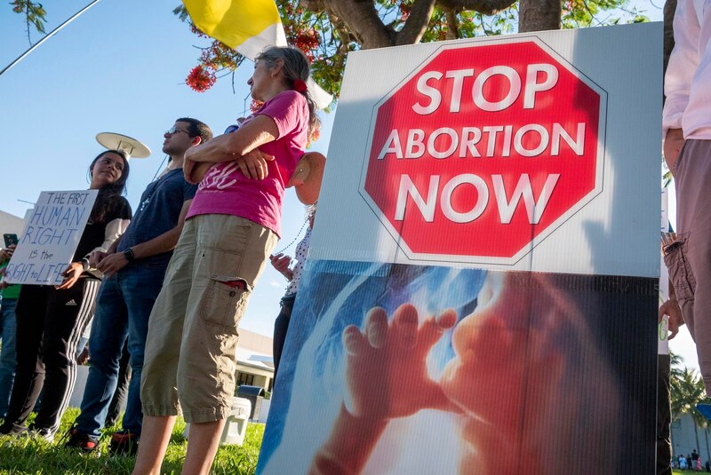 Protesta contra el aborto