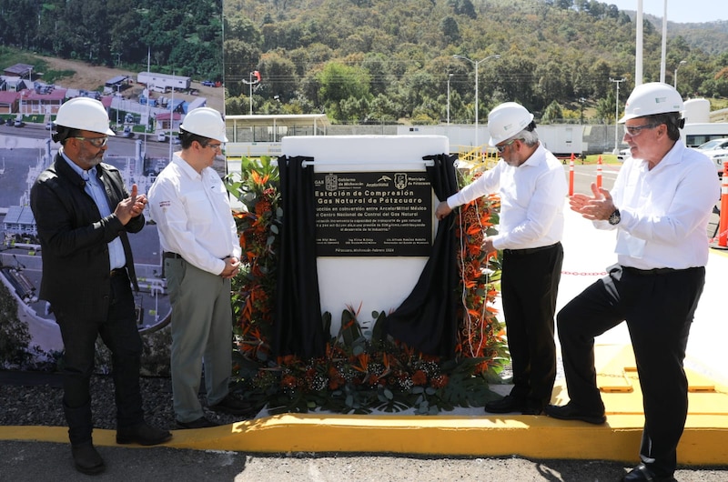 Inauguración de la Estación de Compresión de Gas Natural de Pátzcuaro