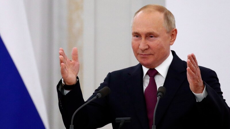 Putin da un discurso en el Kremlin