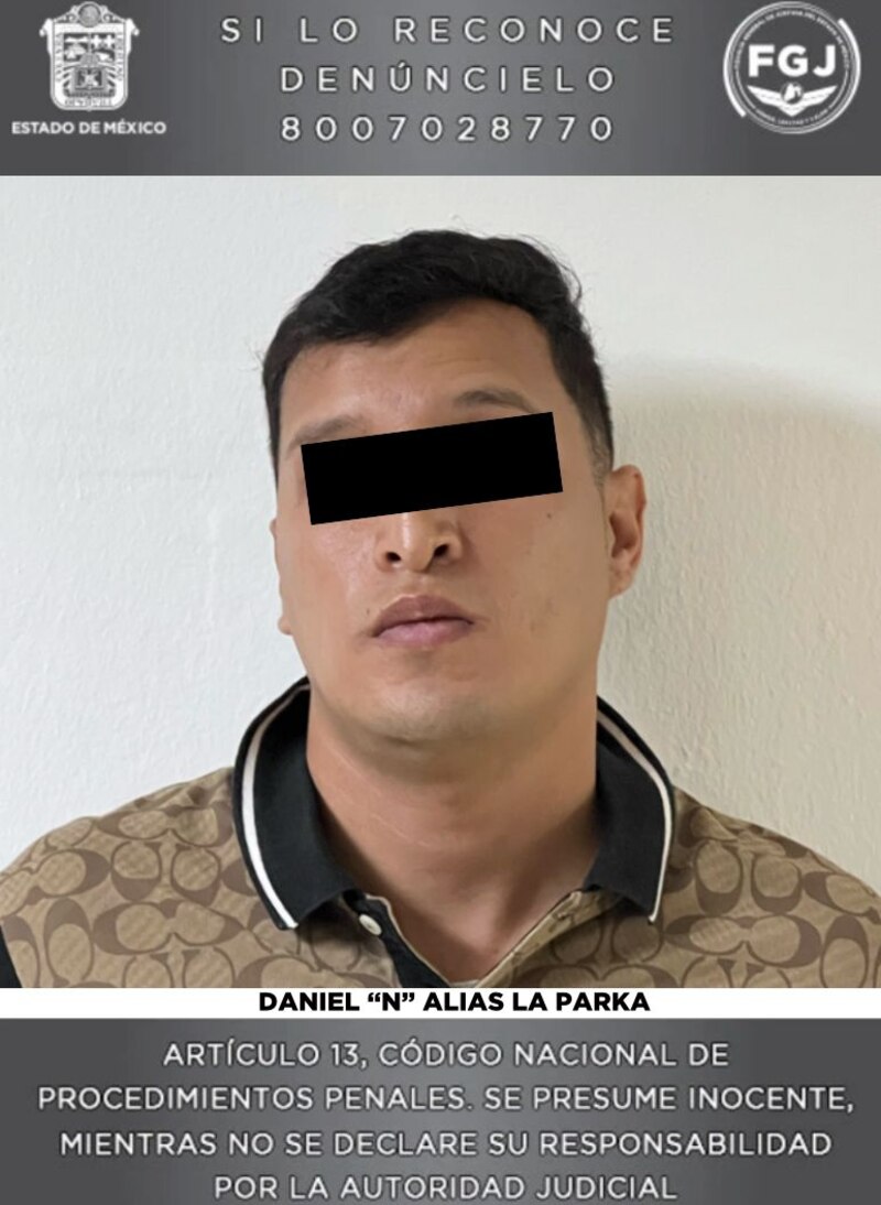 Title: La fiscalía del Estado de México ofrece recompensa por Daniel "N" alias "La Parka"