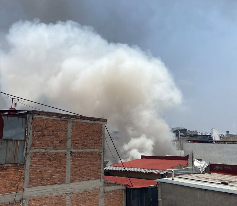 Incendio en la Ciudad de México