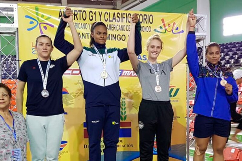Podio del Campeonato Mundial de Boxeo Femenino de 2018