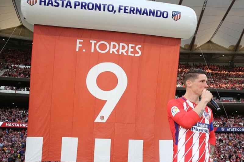 Fernando Torres se despide del Atlético de Madrid
