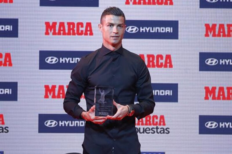 Cristiano Ronaldo, ganador del premio Marca Leyenda