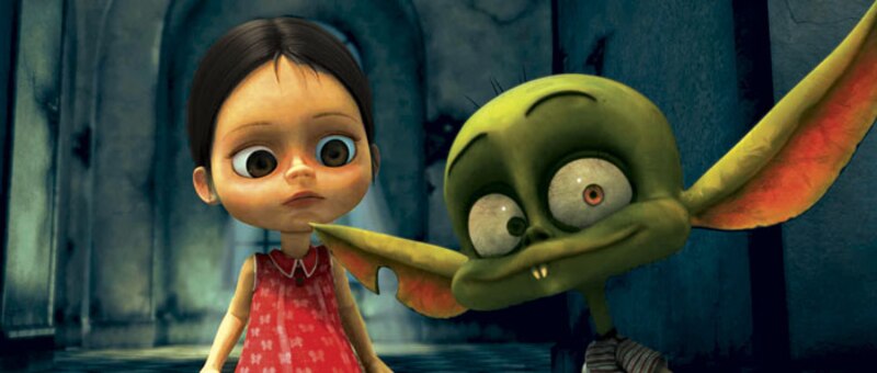 El monstruo y la niña