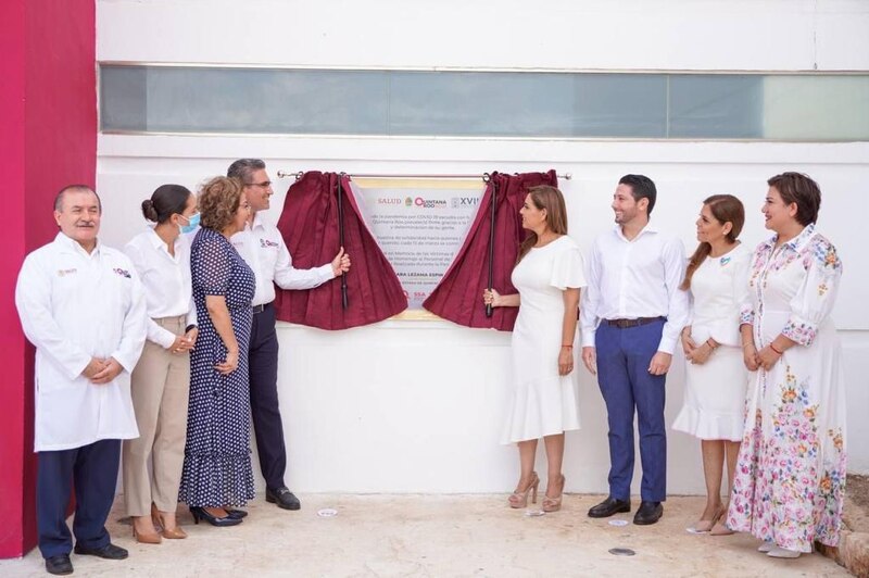 Inauguración de la nueva unidad de salud en Oaxaca