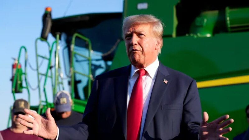 Trump habla a los agricultores en Iowa