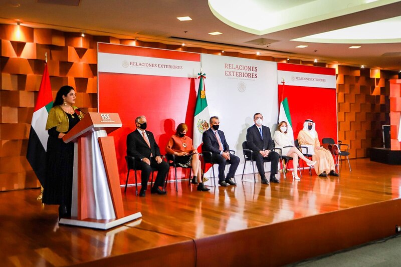 Reunión bilateral entre México y Emiratos Árabes Unidos