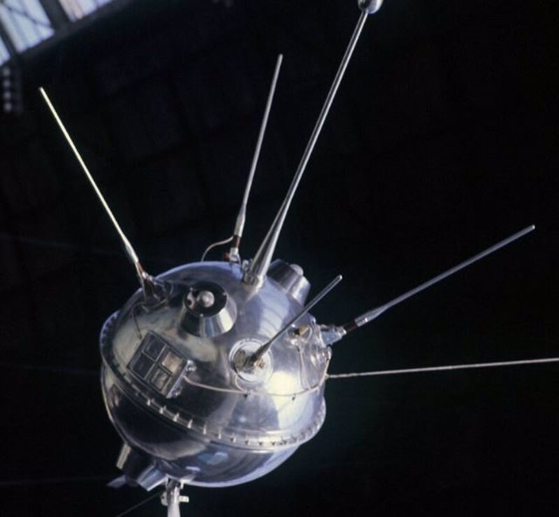 El Sputnik 1, el primer satélite artificial de la Tierra