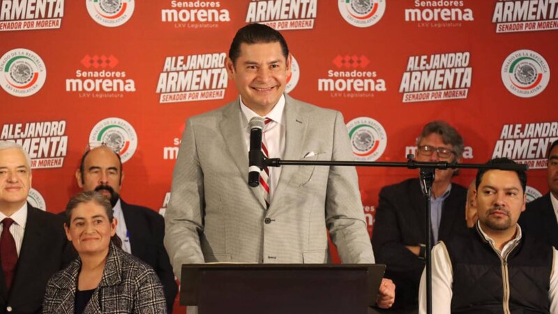 Title: El senador Alejandro Armenta Mier rinde su primer informe de labores