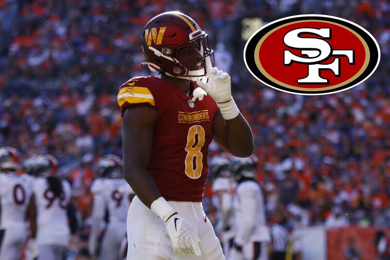 Brian Robinso Jr. El corredor de los Washington Commanders será intercambiado para llegar a los San Francisco 49'ers.