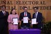 INE firma convenio con el  TEPJF y Transparencia Electoral para impulsar el fortalecimineto de la democracia y acceso a la justicia 