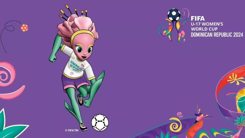 Mascota oficial de la Copa Mundial Femenina Sub-17 de la FIFA República Dominicana 2024