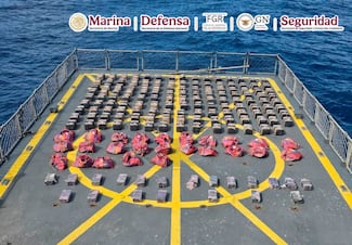 Aseguran 4 toneladas de cocaína en costas de Colima 