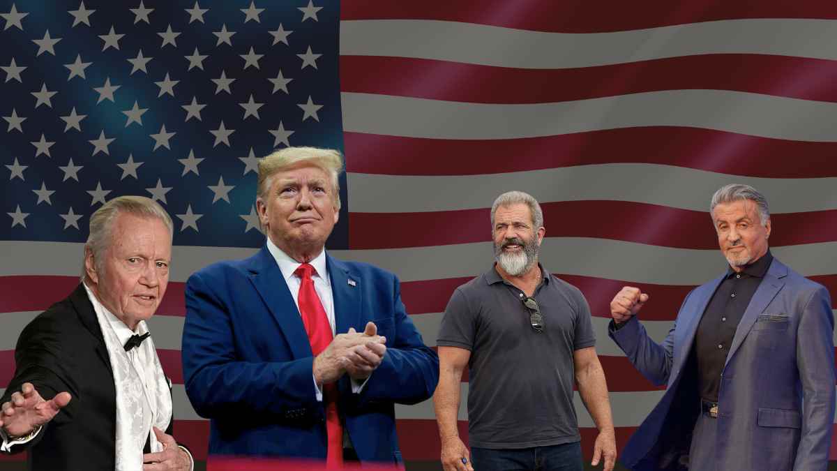 Trump forma equipo de estrellas de Hollywood: Stallone, Gibson y Voight en su gabinete de elite