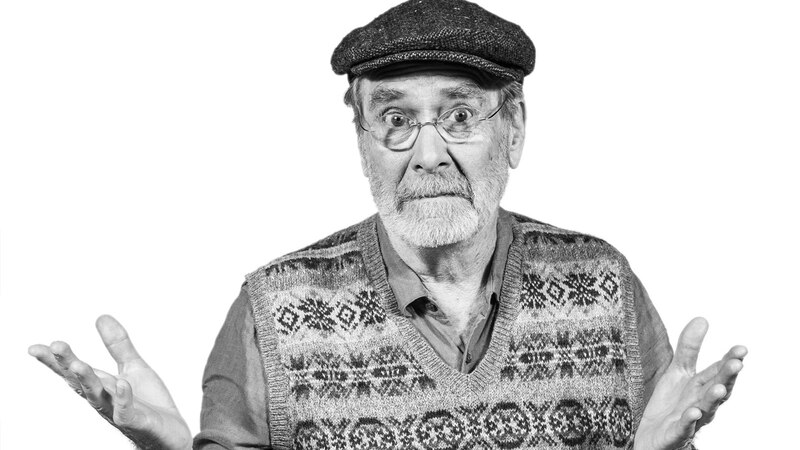 Abuelo sorprendido
