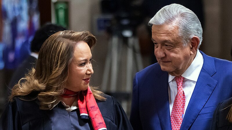 AMLO y Kamala Harris se reúnen en Palacio Nacional