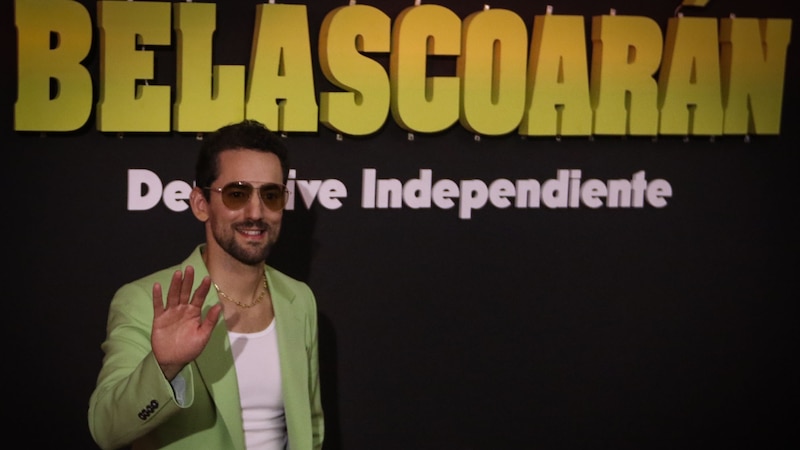 Miguel Herrán, el actor de 'La Casa de Papel', en el preestreno de 'Belascoarán'